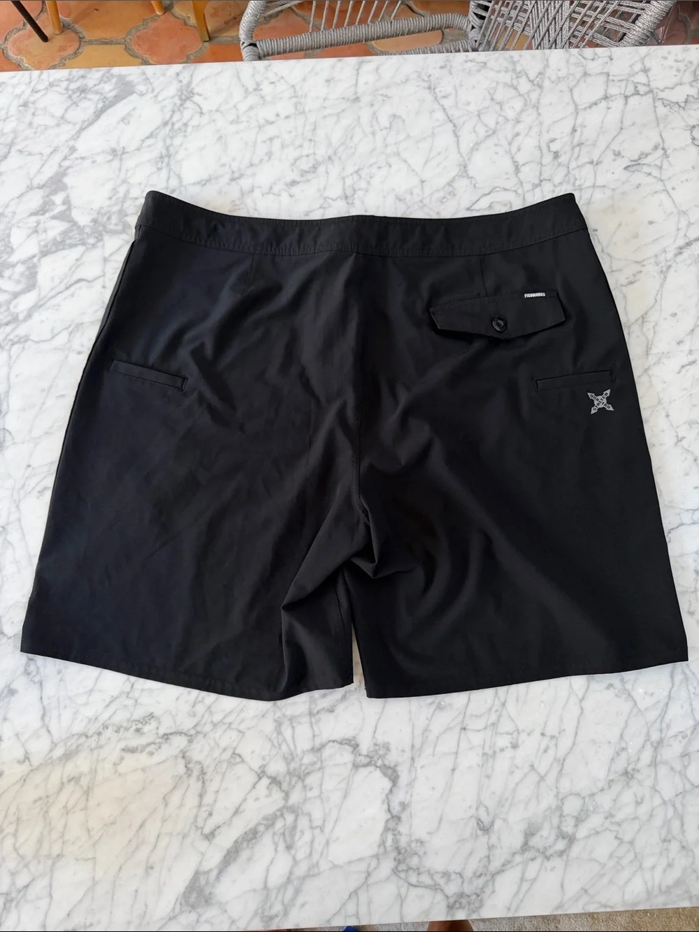 FISHWORKS BOARDSHORT Men’s Sz XXL CREW STRETCH 9”